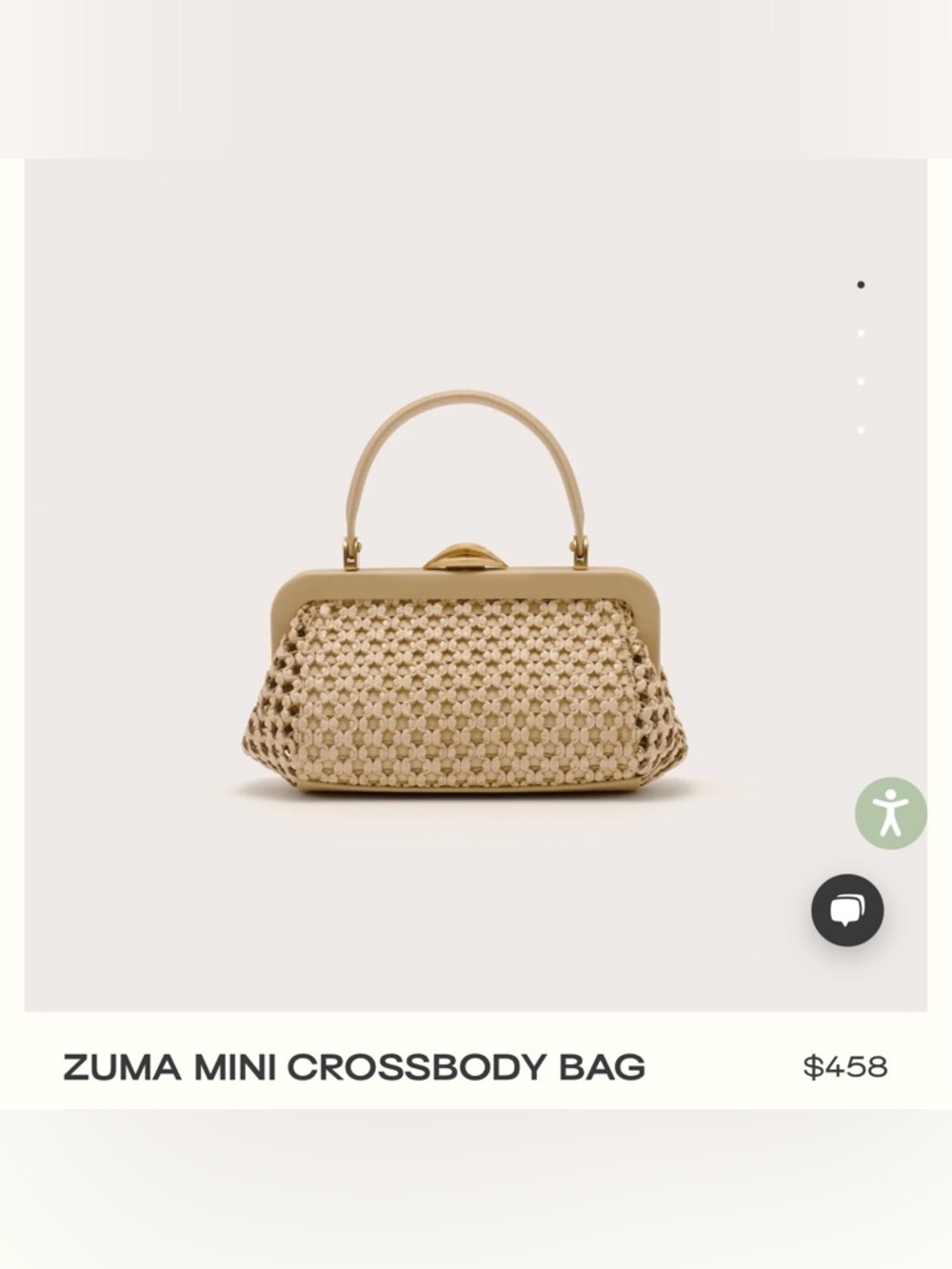 NEW CULT GAIA ZUMA MINI CROSSBODY BAG WITH REMOVABLE STRAP